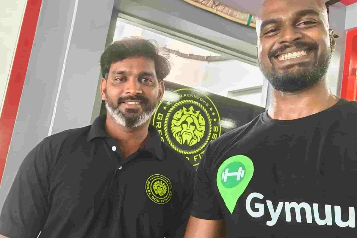 Greek God fitness center training environment